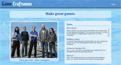 Desktop Screenshot of gamecraftsmen.com